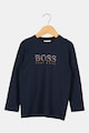 BOSS Kidswear Dzsörzéfelső kontrasztos logóval Fiú