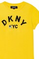 DKNY Тениска с лого с пайети Момичета