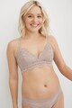 Aerie Sutien de dantela cu cupe triunghiulare si burete subtire Real Happy Femei