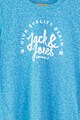 Jack & Jones Tricou cu decolteu rotund si imprimeu logo Baieti