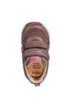 Geox Pantofi sport de piele si piele ecologica Rishon Fete