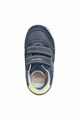 Geox Tépőzáras sneaker nyersbőr részletekkel Fiú