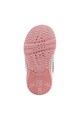 Geox Pantofi sport de piele ecologica cu velcro si aplicatie Frumoasa si Bestia Fete