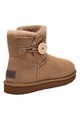 UGG Cizme scurte de piele intoarsa, fara inchidere Mini Bailey Button II Femei