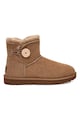 UGG Cizme scurte de piele intoarsa, fara inchidere Mini Bailey Button II Femei