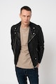 AllSaints Jacheta biker de piele Milo Barbati