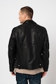 AllSaints Jacheta biker de piele Milo Barbati