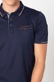 State of Art Tricou polo din bumbac cu buzunar pe piept Barbati