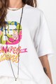 Fashion Days Tricou unisex de bumbac organic cu imprimeu grafic Femei