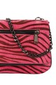 PARFOIS Geanta crossbody de piele cu par scurt si animal print Femei