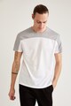 DeFacto Tricou slim fit cu decolteu la baza gatului Barbati