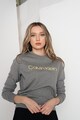 CALVIN KLEIN Bluza sport de bumbac organic cu logo Femei