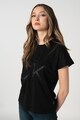 CALVIN KLEIN Tricou de bumbac organic cu logo supradimensionat Femei