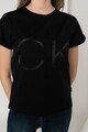 CALVIN KLEIN Tricou de bumbac organic cu logo supradimensionat Femei