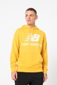 New Balance Худи Essentials Stacked с лого и джоб кенгуру Мъже