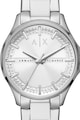 ARMANI EXCHANGE Ceas quartz de otel inoxiadabil decorat cu cristale Femei