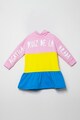 Agatha Ruiz de la Prada Rochie cu gluga si imprimeu logo Fete