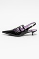 MSGM Pantofi slingback de piele lacuita Femei