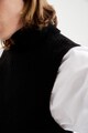DeFacto Vesta tricotata cu guler inalt si aspect striat Femei