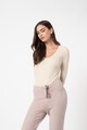 Vero Moda Bluza tip body striata cu decolteu in V Ramone Femei