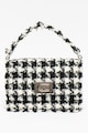 Furla Geanta crossbody mini cu model houndstooth si insertii din piele 1927 Femei