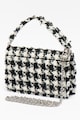 Furla Geanta crossbody mini cu model houndstooth si insertii din piele 1927 Femei