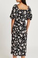 RIVER ISLAND Rochie cu maneci bufante si imprimeu floral Femei