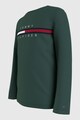 Tommy Hilfiger Bluza sport de bumbac organic cu logo Baieti