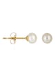 L'Instant D'or Cercei de aur de 9K cu tija decorati cu perle Femei