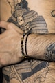 Rockstone Kézzel készített kétsoros karkötő tigrisszemkővel férfi