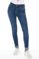 KVL by KENVELO Blugi skinny cu talie medie si aspect usor decolorat Femei