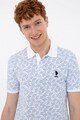 U.S. Polo Assn. Tricou polo slim fit de bumbac cu textura pique Barbati