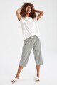 DeFacto Pijama relaxed fit cu pantaloni 3/4 Femei