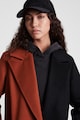 AllSaints Mabel kéttónusú gyapjútartalmú kabát női