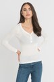 Haily's Bluza din amestec de modal cu decolteu Henley Kora Femei