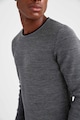 DeFacto Texturált szűk fazonú pulóver férfi