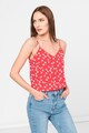 Pepe Jeans London Top cu model floral si margini valurite Miranda Femei