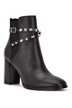 NINE WEST Botine de piele cu tinte Donda Femei