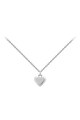 PDPAOLA 925 Sterling ezüst nyaklánc szív alakú medállal, Ezüstszín női