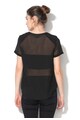 Vero Moda Tricou negru semitransparent Halo Femei