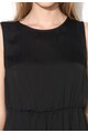 United Colors of Benetton Rochie neagra vaporoasa cu talie elastica Femei