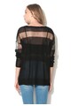 Mexx Bluza transparenta neagra Femei