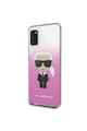 Karl Lagerfeld Husa de protectie  Gradient Ikonik Karl pentru Samsung Galaxy A41, Roz Barbati