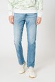 GUESS JEANS Mosott hatású slim fit farmernadrág férfi