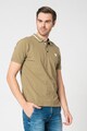 GUESS JEANS Tricou polo slim fit din pique cu logo triunghiular Barbati