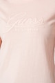 GUESS JEANS Kerek nyakú póló hímzett logóval női