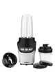 Heinner Blender  , 1000 W, 2 recipiente 0.5 l + 1 l, 2 viteze, Pulse, Negru/Inox Femei