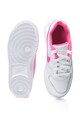 Nike Pantofi sport cu talpa joasa si insertii de piele Court Borough Fete