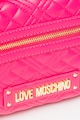 Love Moschino Műbőr hátizsák elöl zsebbel női