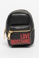 Love Moschino Logómintás műbőr kulcstartó női